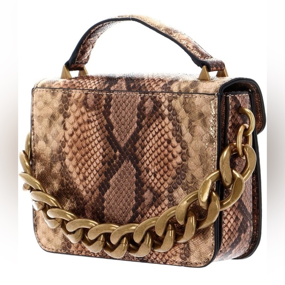 New GUESS Retour python print micro handbag - Picture 4 of 10